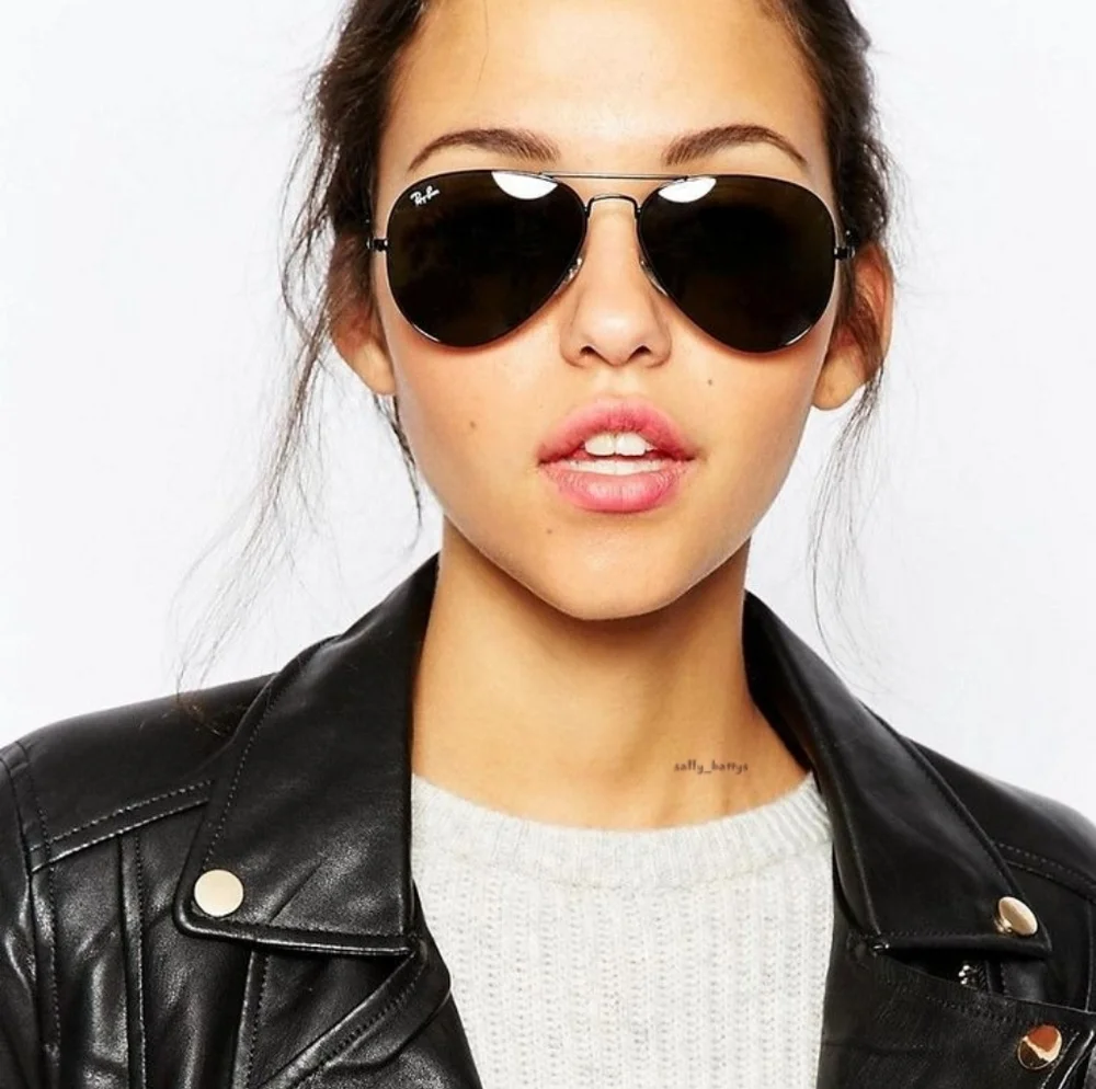 Ray-Ban (Store Display) Aviator All Black RB3025 Classic - Picture 11 of 13
